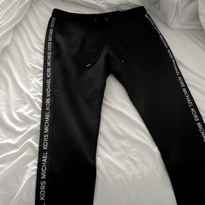 Michael kors large black mens jogging pants
